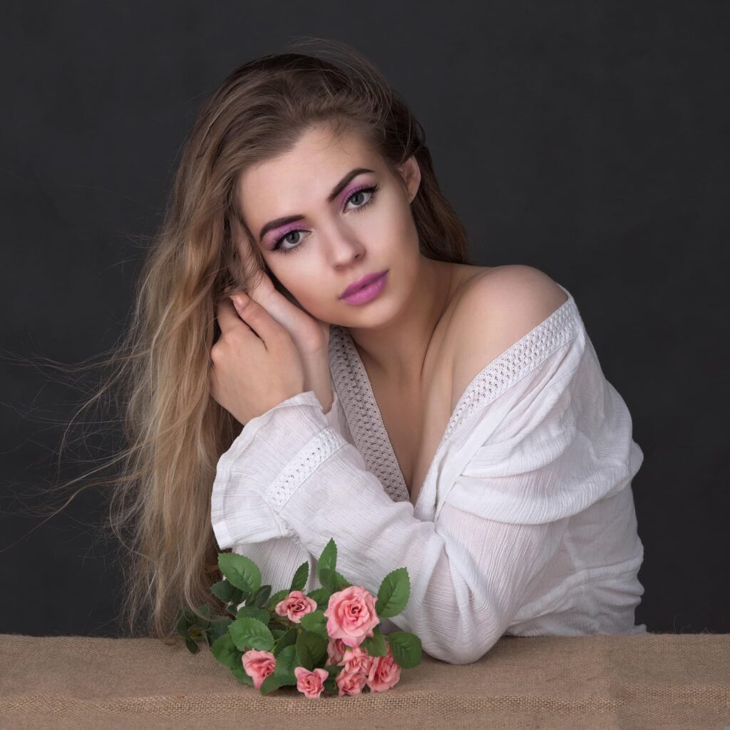 poses para fotos mujer cara